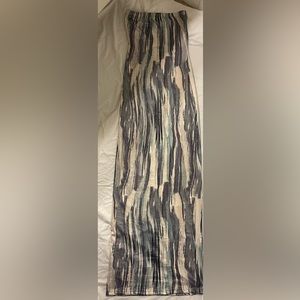 Tube top long maxi dress